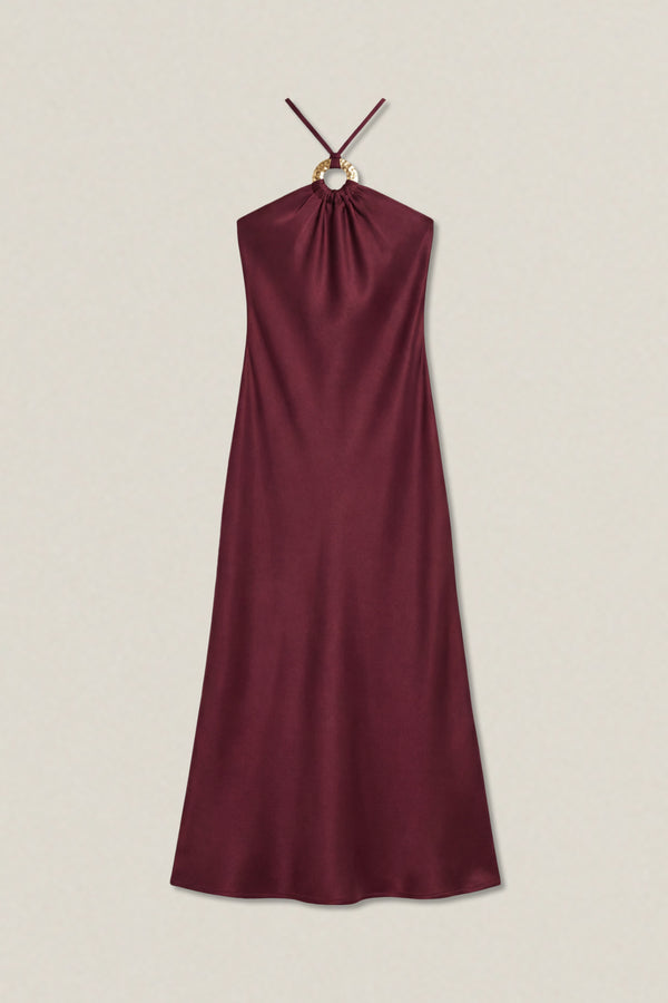 Caroline | Satin long dress
