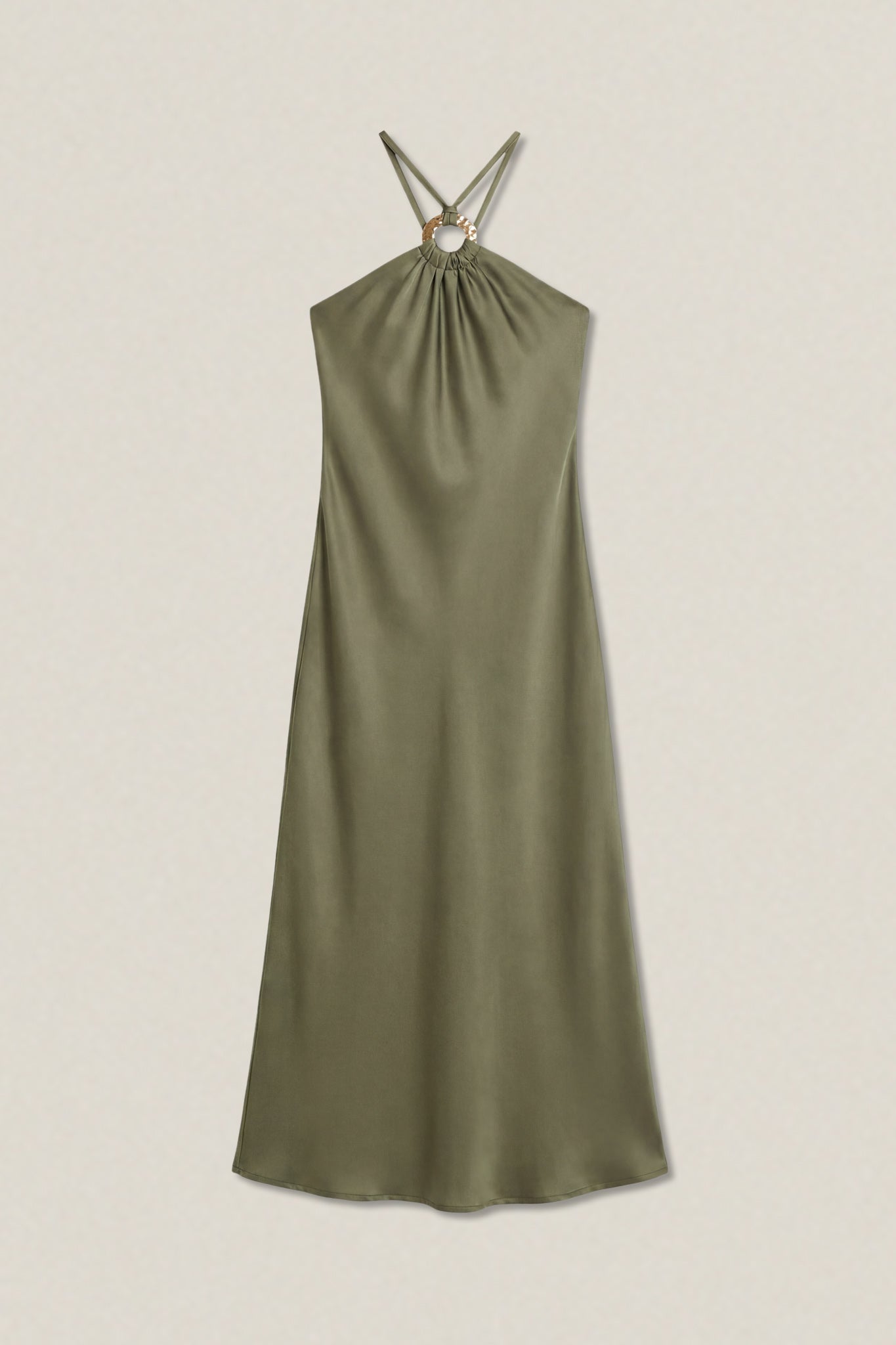 Caroline | Long satin dress