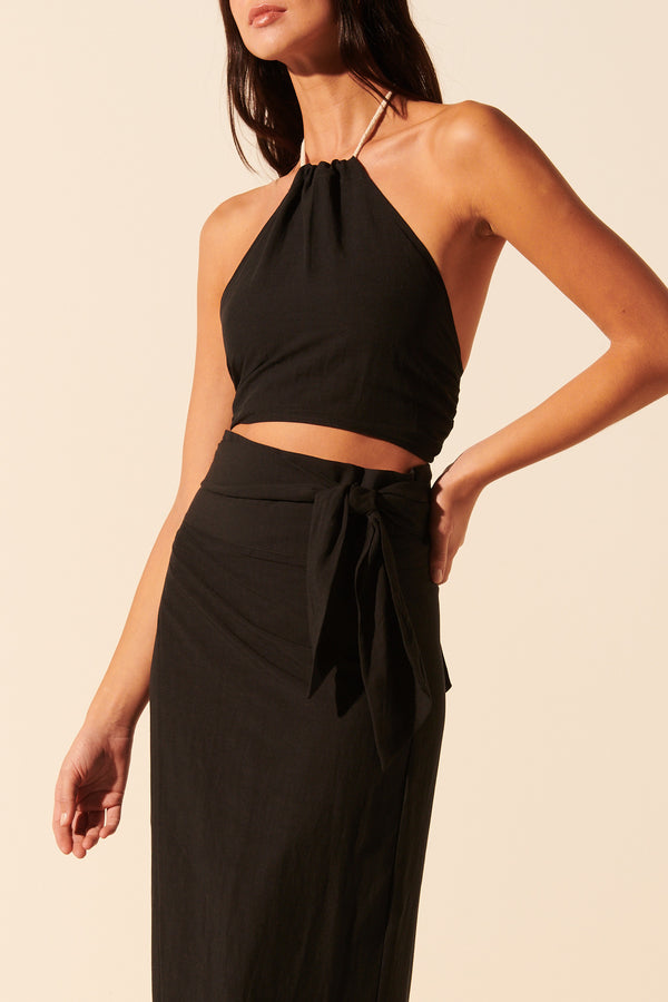 Short | Backless top
