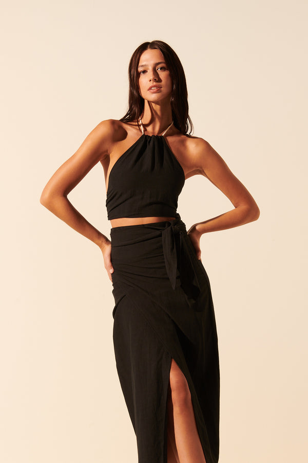 Short | Backless top