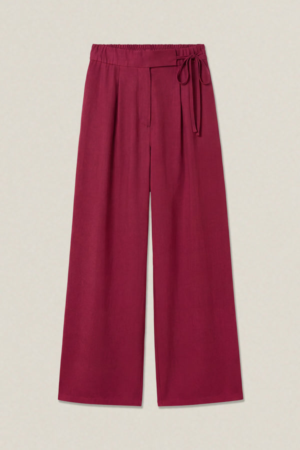 Cosimo | Wide linen trousers