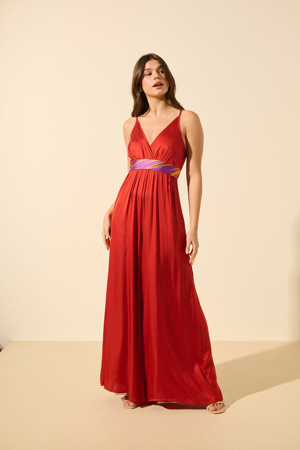 Dalia | Satin jumpsuit
