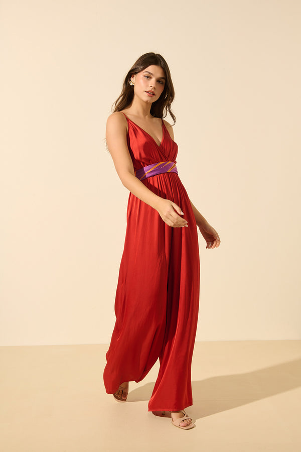 Dalia | Satin jumpsuit