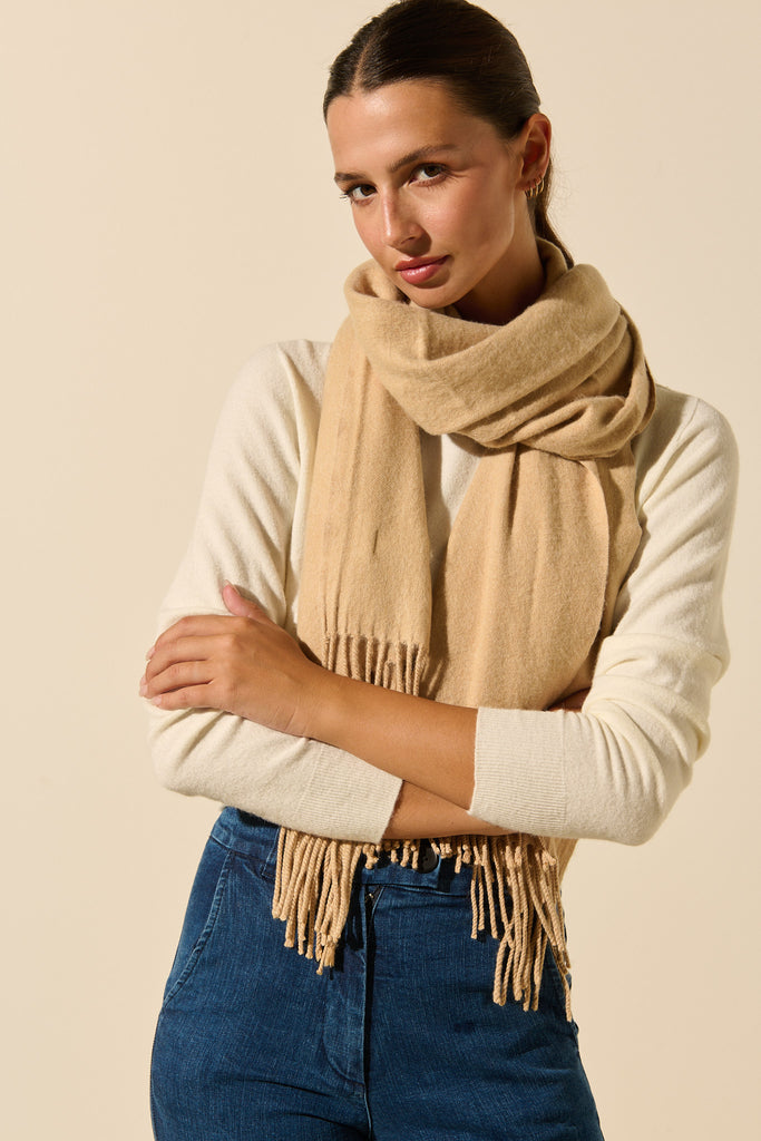 Lélia | Fringed scarf