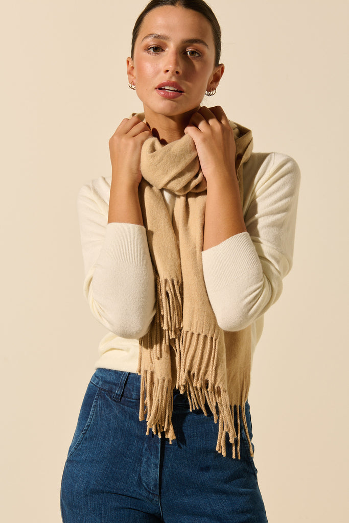 Lélia | Fringed scarf