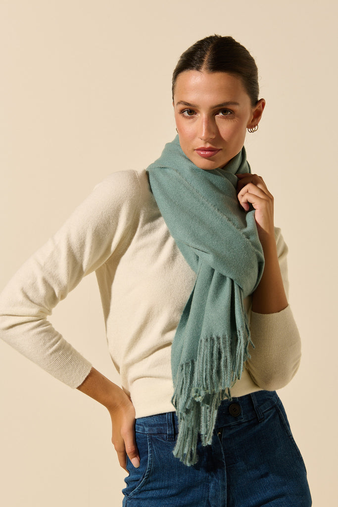 Lélia | Fringed scarf