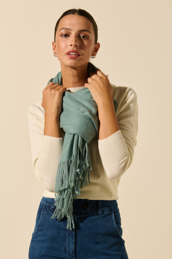 Lélia | Fringed scarf