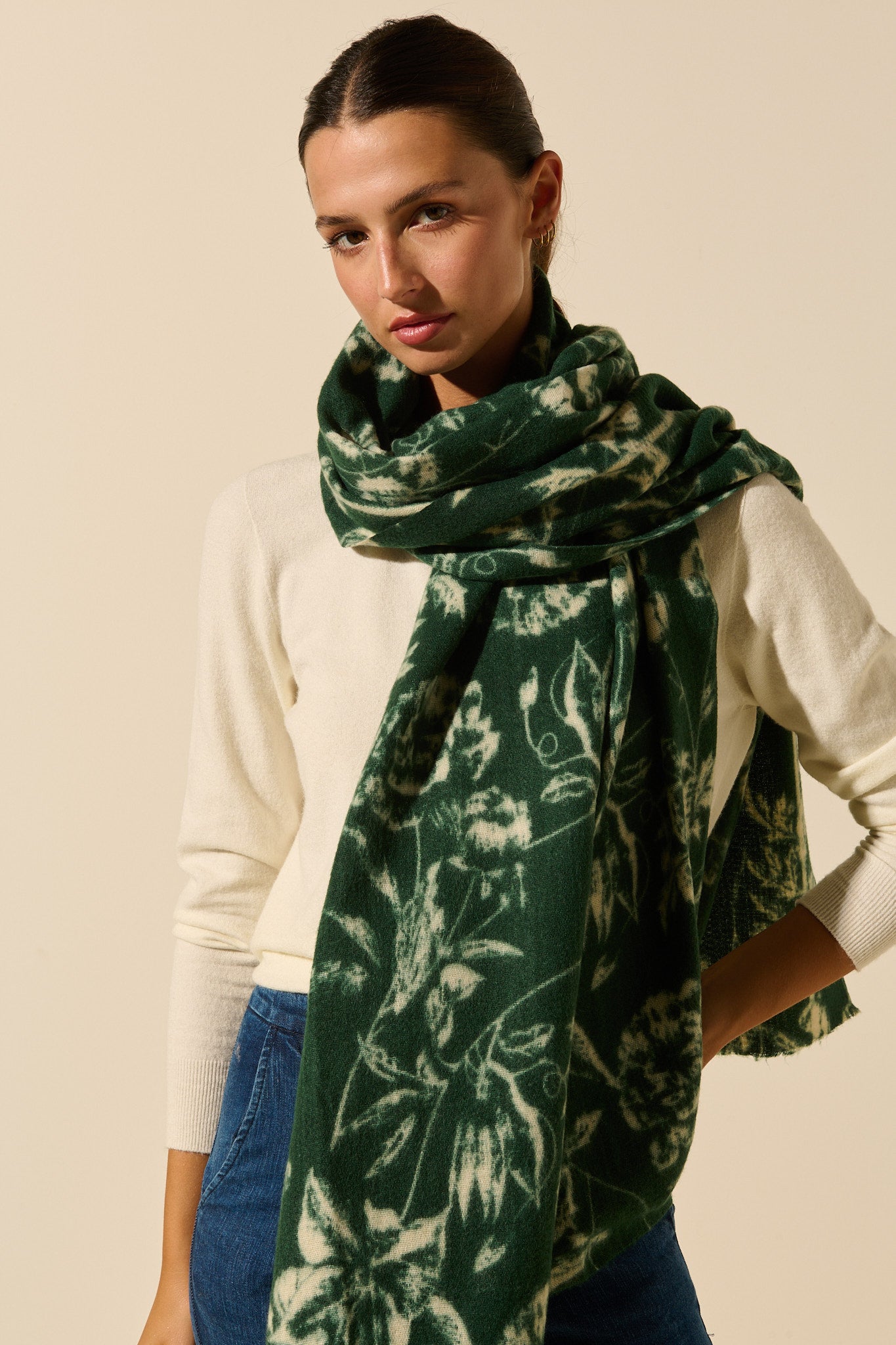 Flower scarf