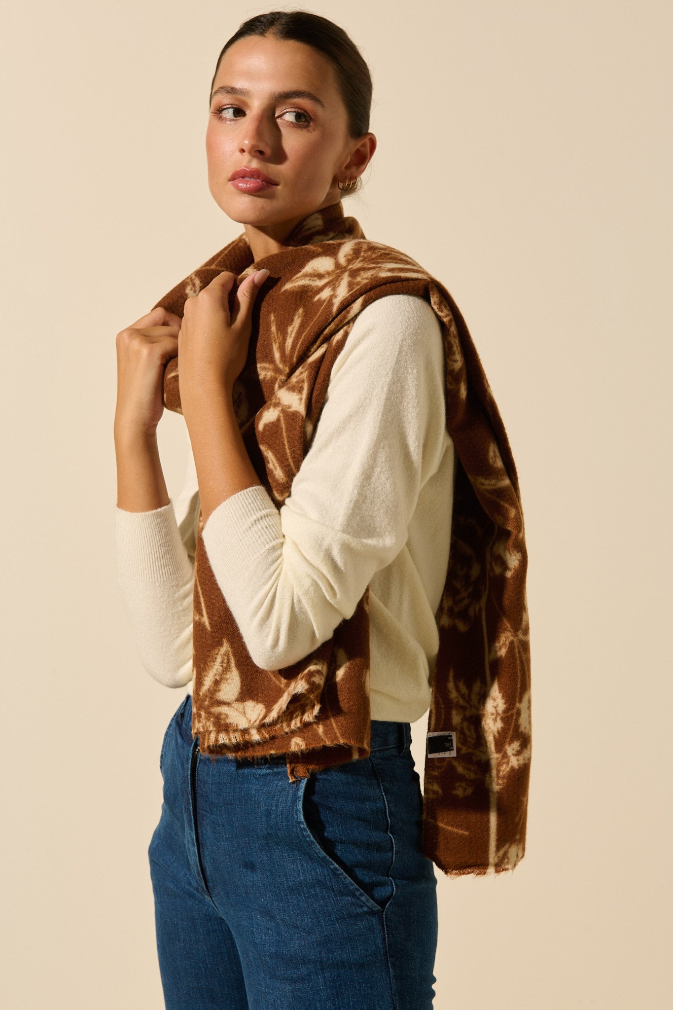 Flower scarf