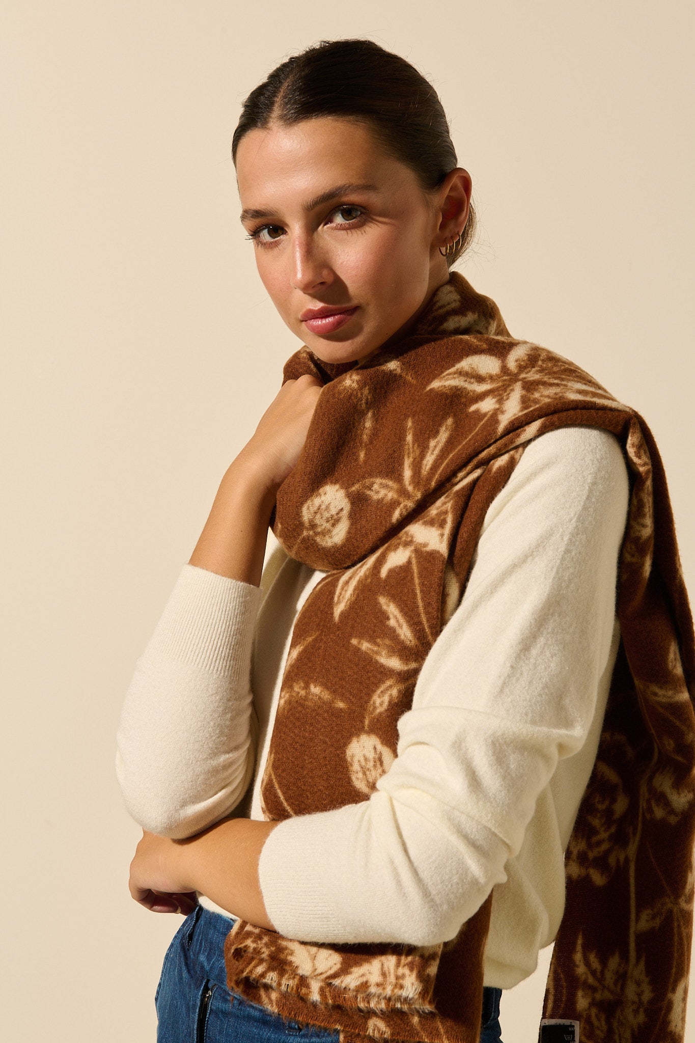 Flower scarf