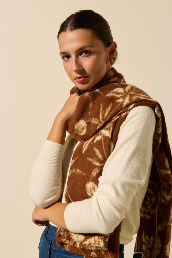 Flower scarf