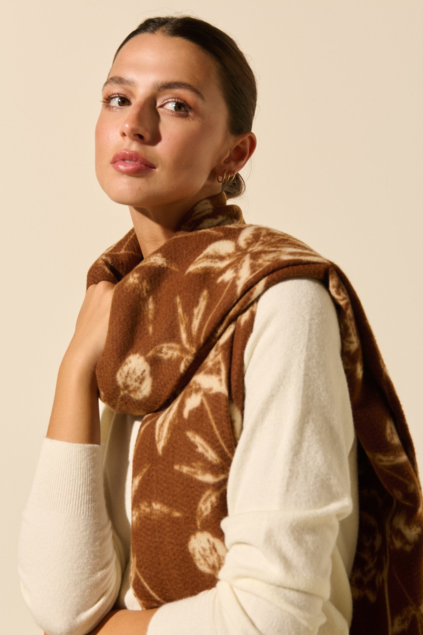 Flower scarf