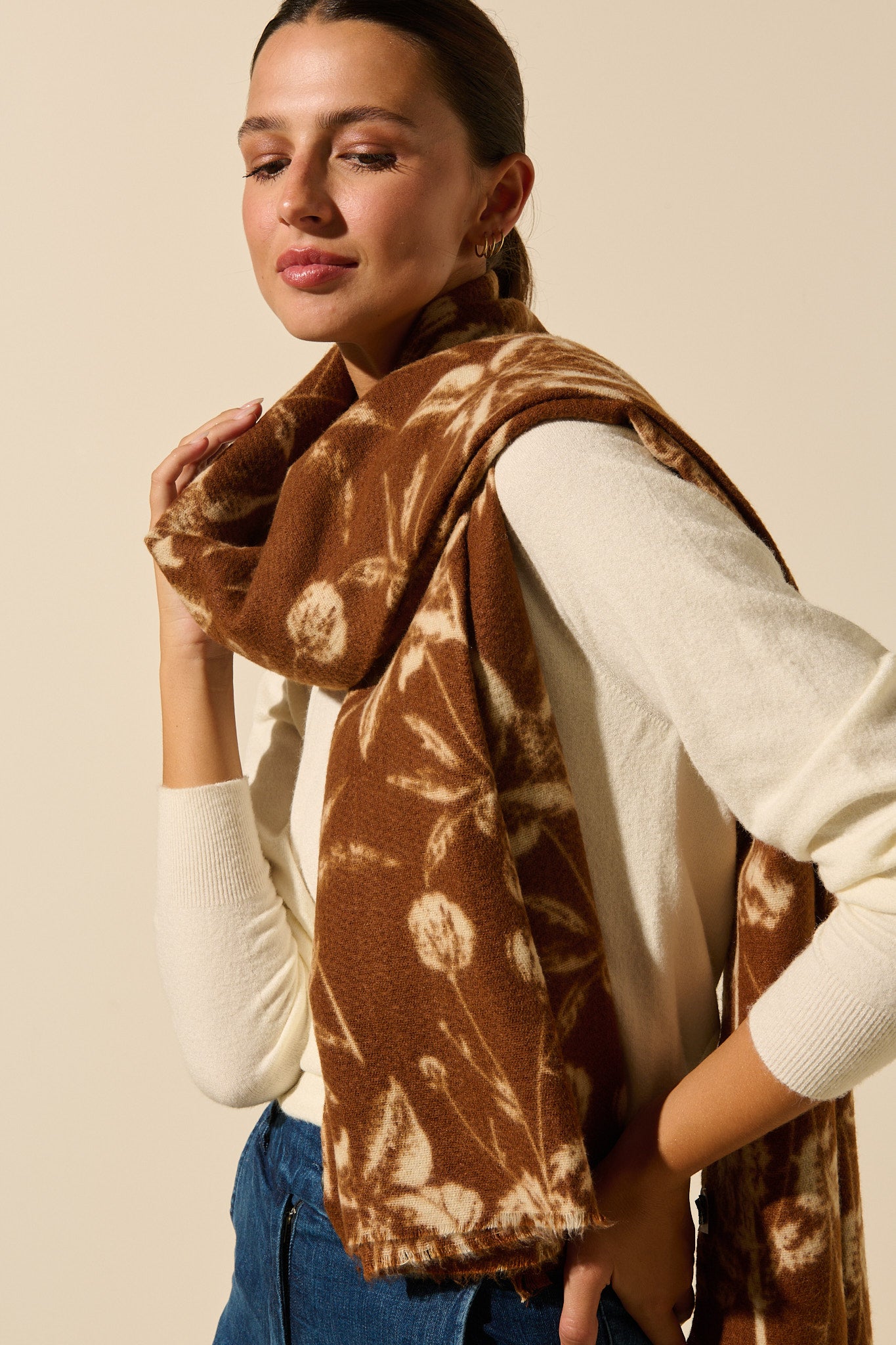 Flower scarf