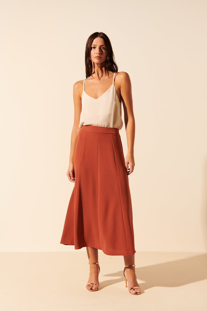 Cassina | Flared midi skirt