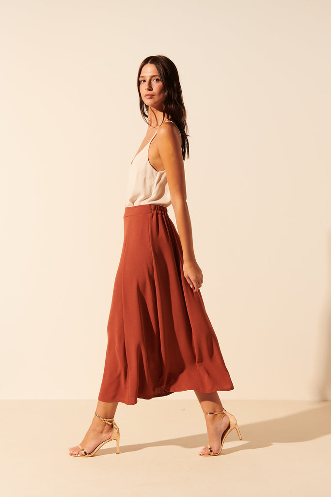 Cassina | Flared midi skirt