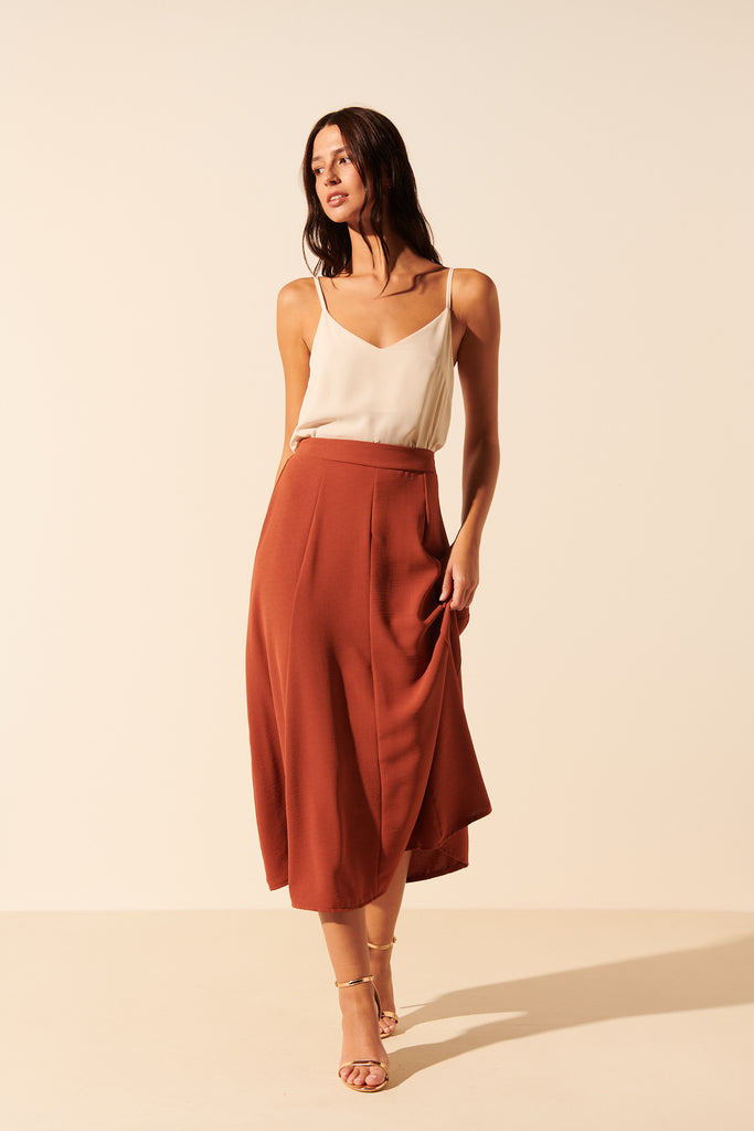 Cassina | Flared midi skirt