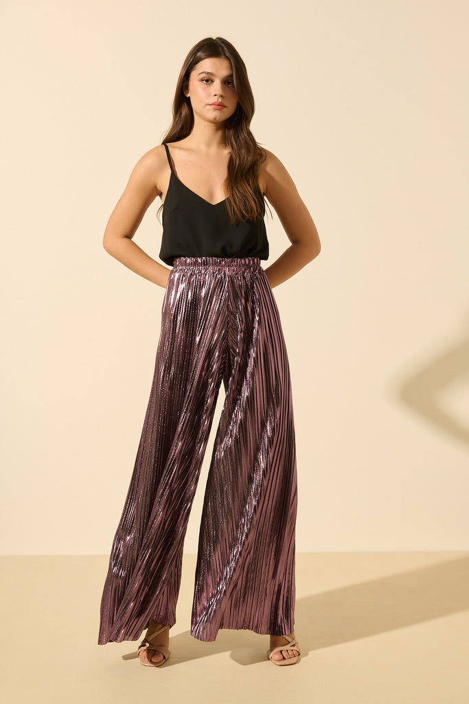 Félix | Fluid lamé pants