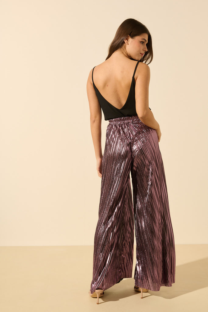 Félix | Fluid lamé pants