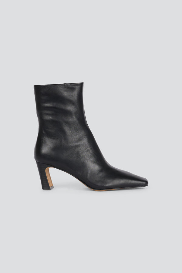 Flavia | Leather Heeled Ankle Boots