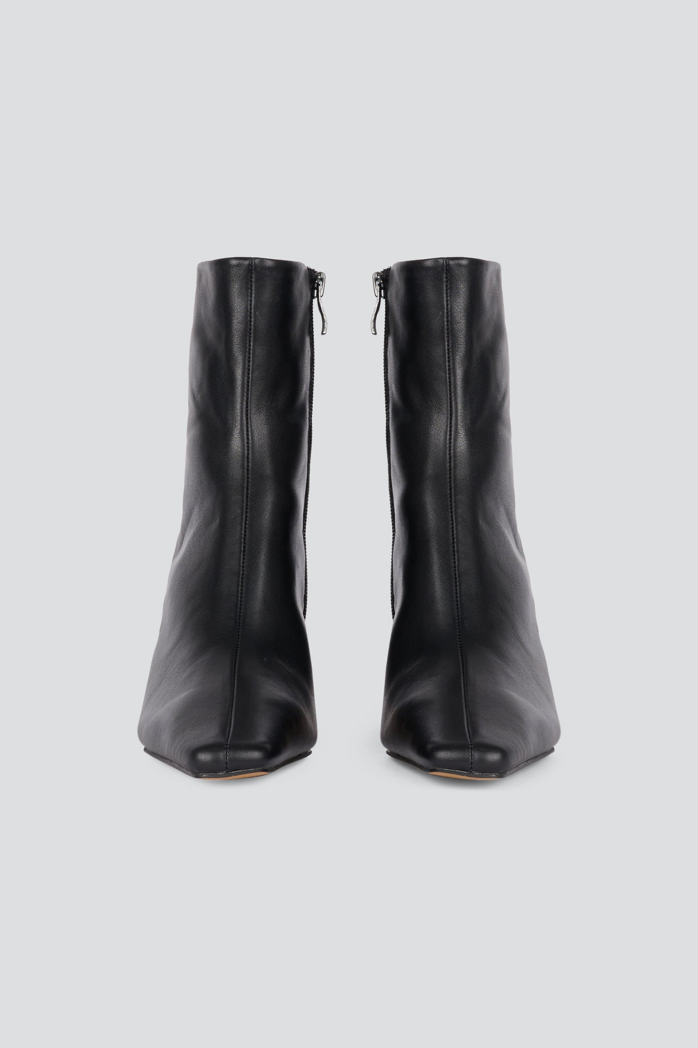 Flavia | Leather Heeled Ankle Boots