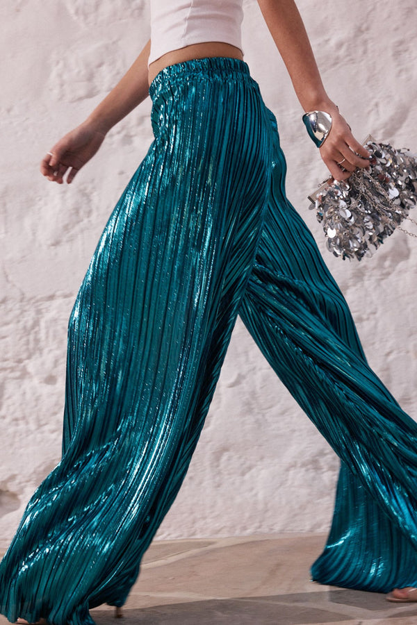 Felix | Fluid lamé pants