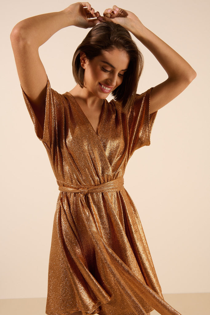 Giuseppa | Sequin wrap dress