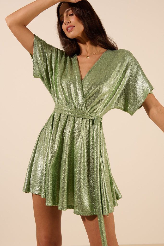 Giuseppa | Sequin wrap dress