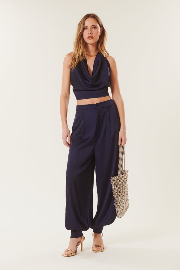 Grazia | Multiway satin top