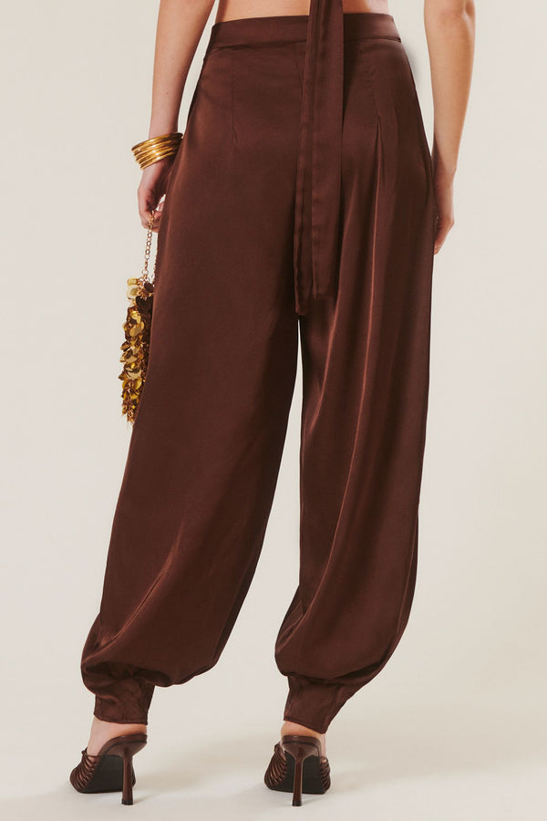 Aldo | Satin Balloon Trousers