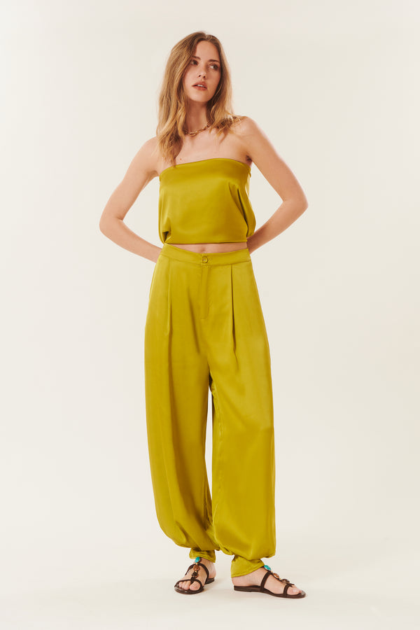 Aldo | Satin Balloon Trousers