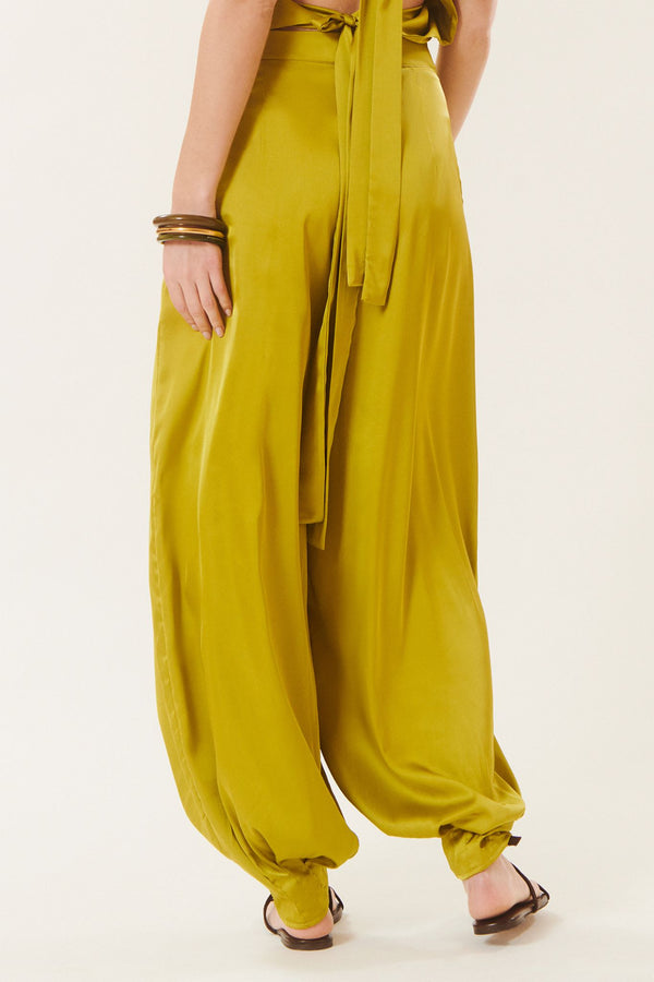 Aldo | Satin Balloon Trousers