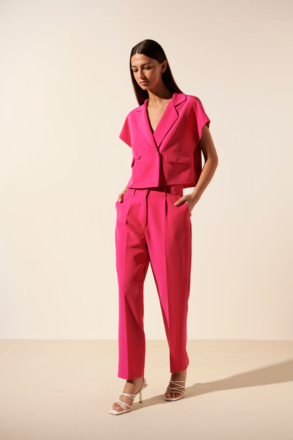Justin | High-waisted blazer pants