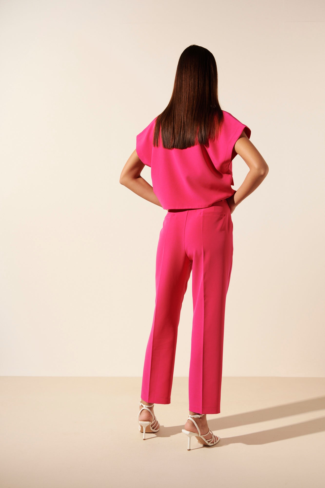 Justin | High-waisted blazer pants