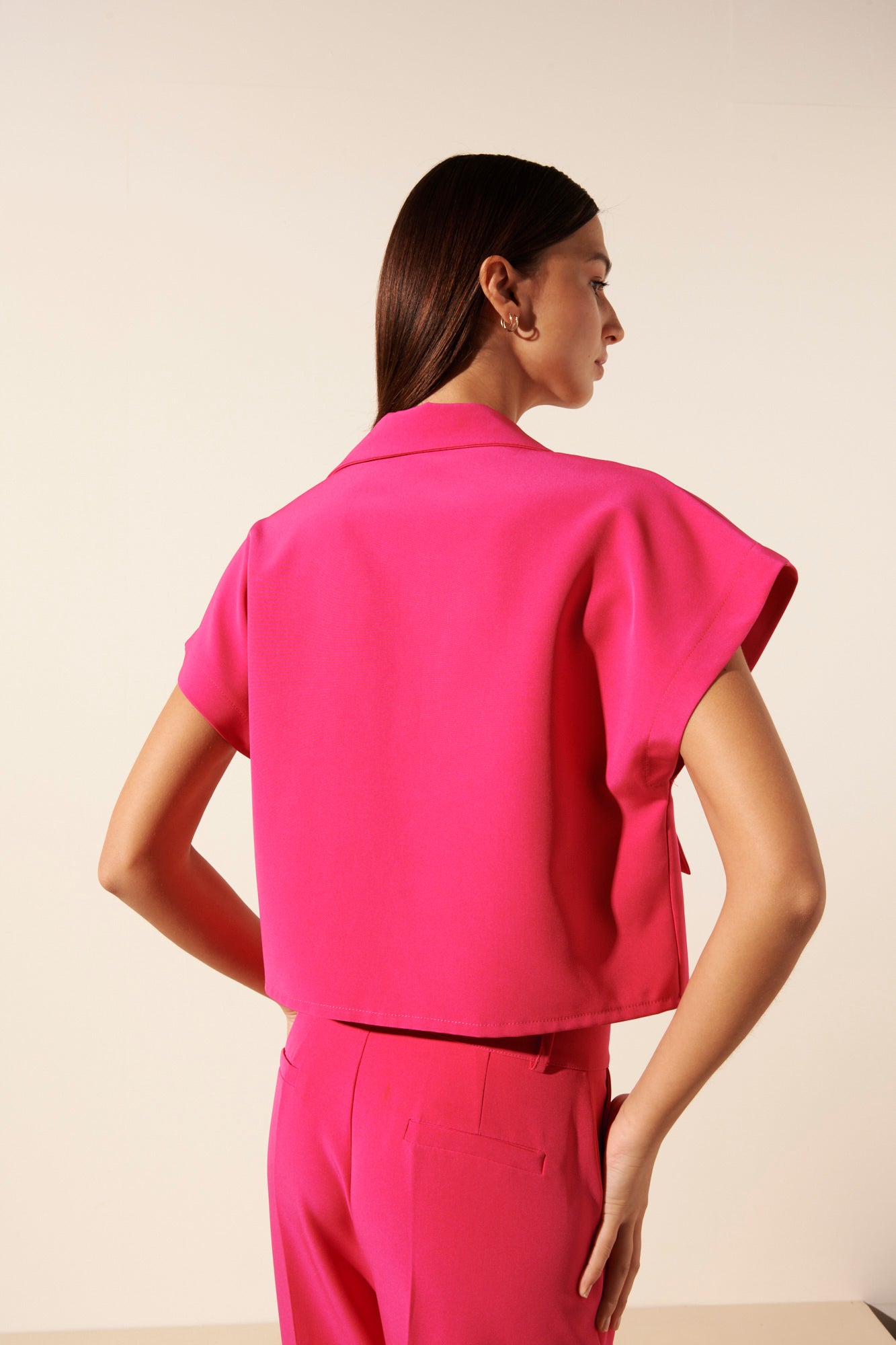 Hailey | Short-sleeved blazer jacket