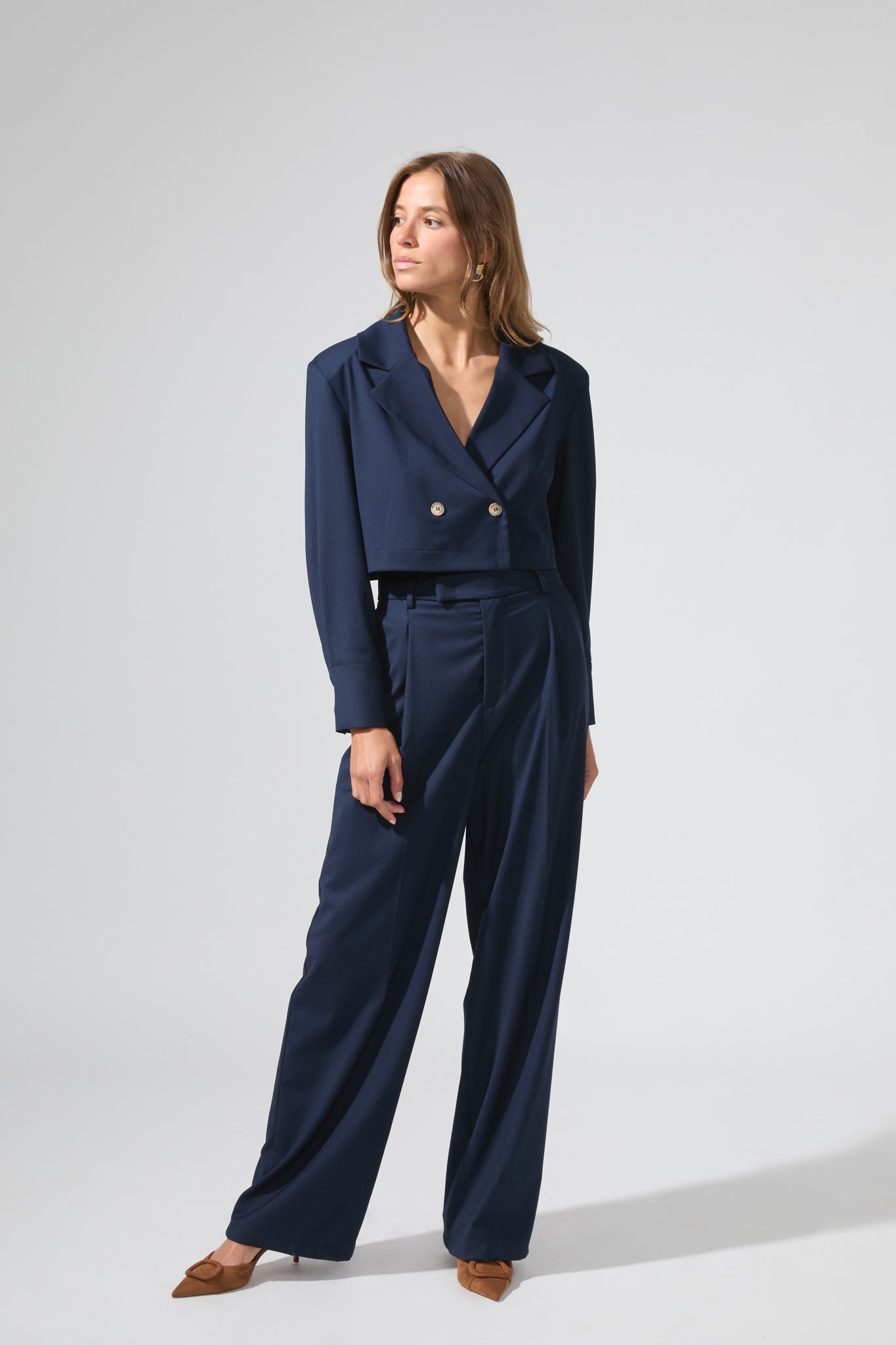 Richard | Pleated blazer trousers