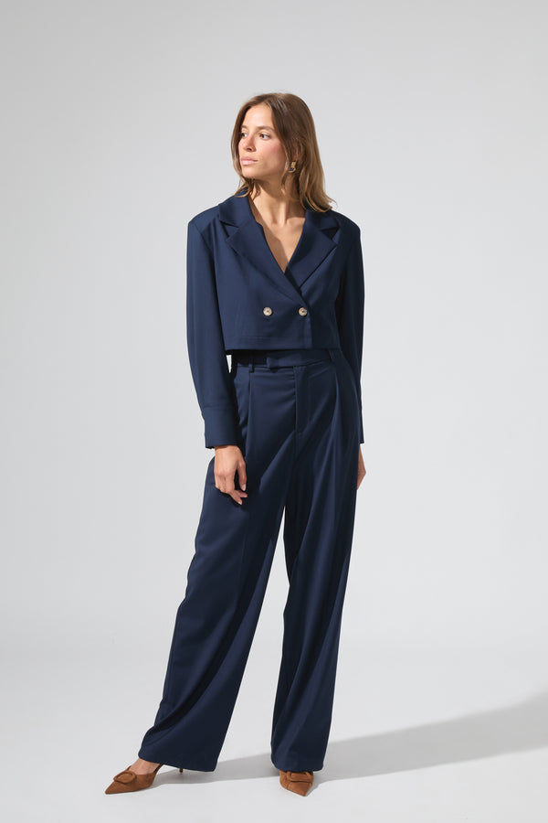 Richard | Pleated blazer trousers