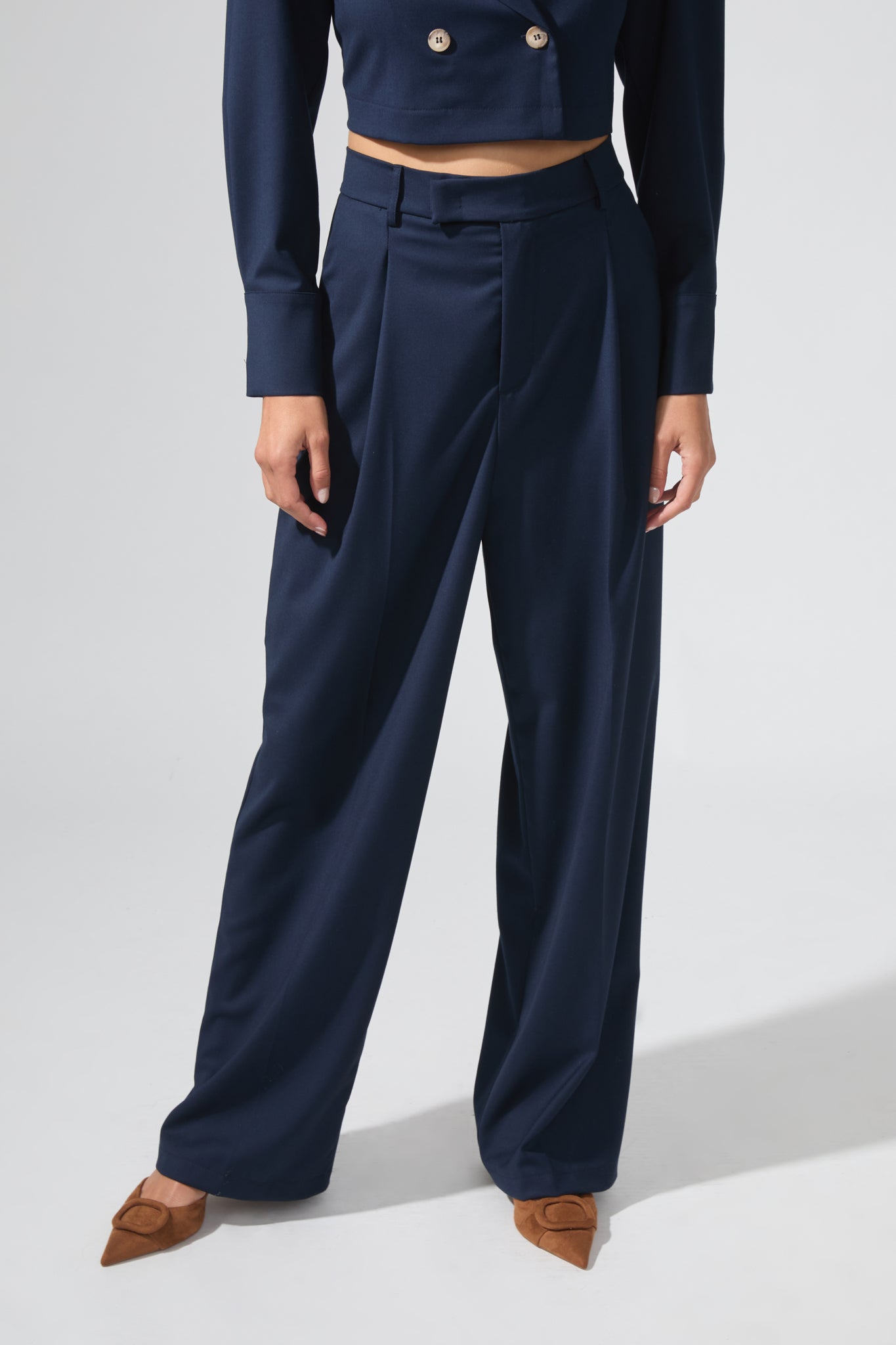 Richard | Pleated blazer trousers