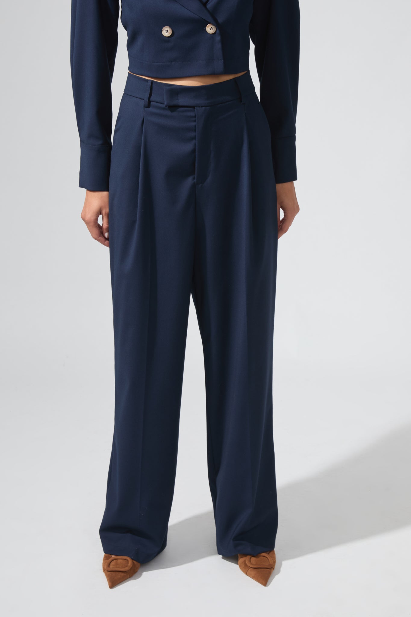 Richard | Pleated blazer trousers