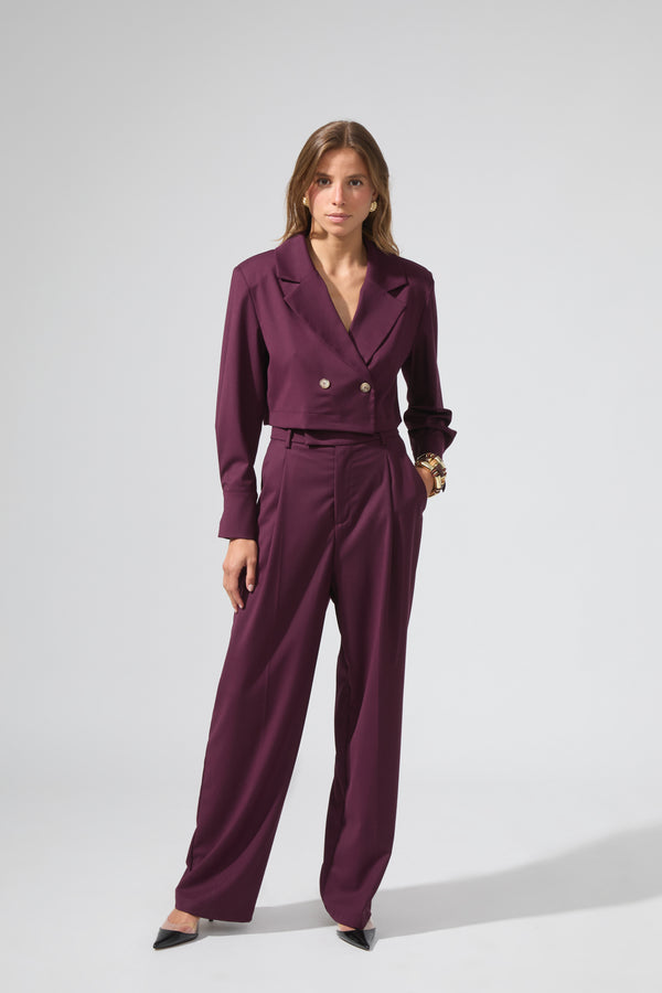 Richard | Pin-tuck blazer trousers