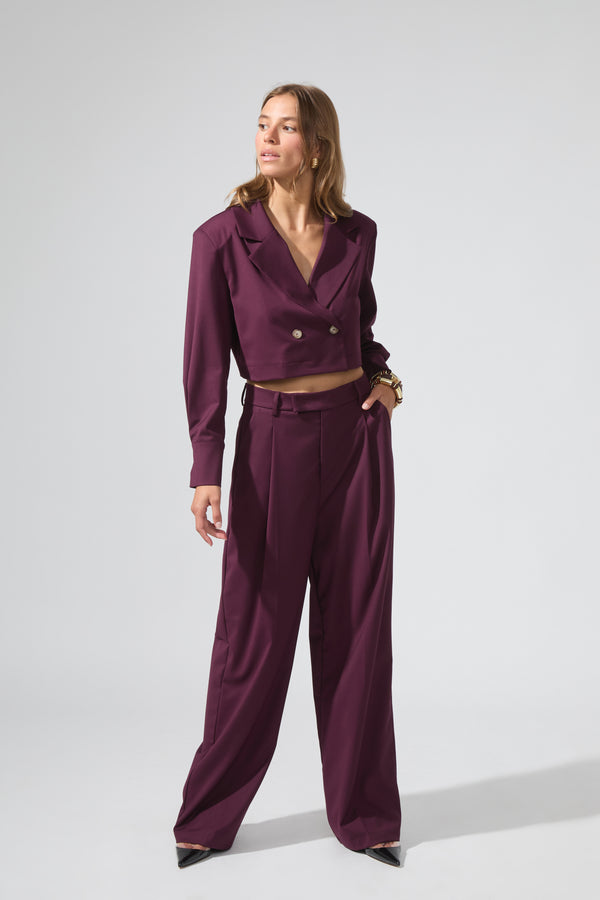 Richard | Pin-tuck blazer trousers