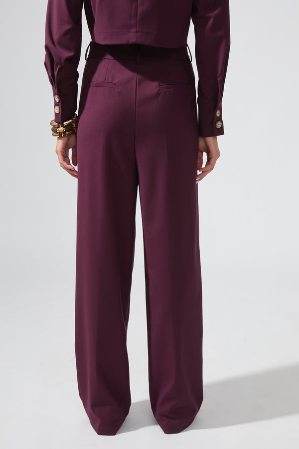 Richard | Pin-tuck blazer trousers