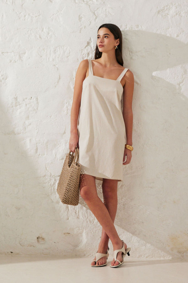 Julie | Short linen dress