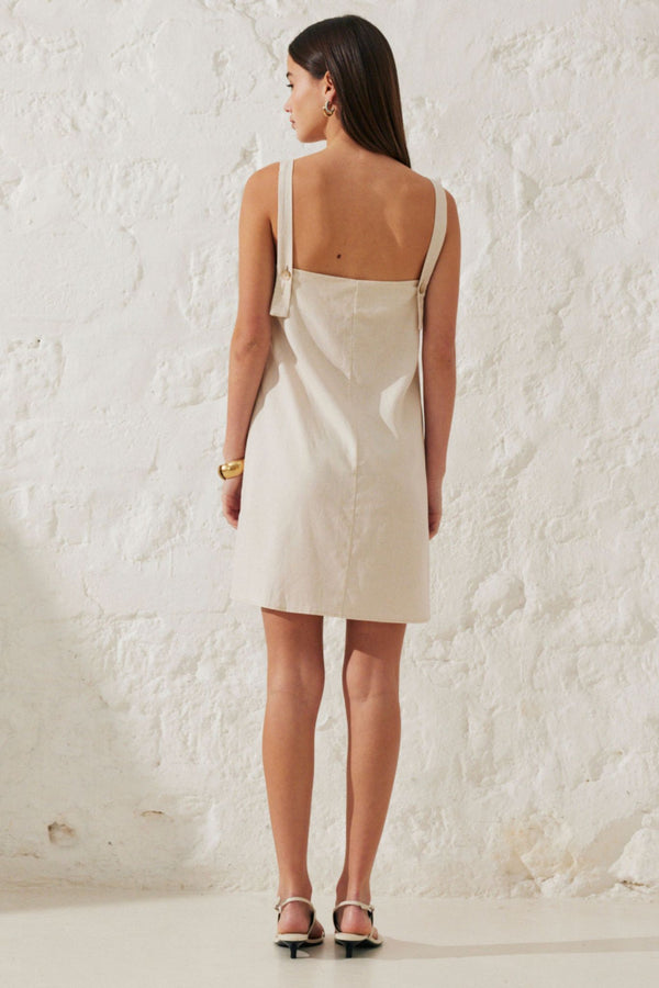 Julie | Short linen dress