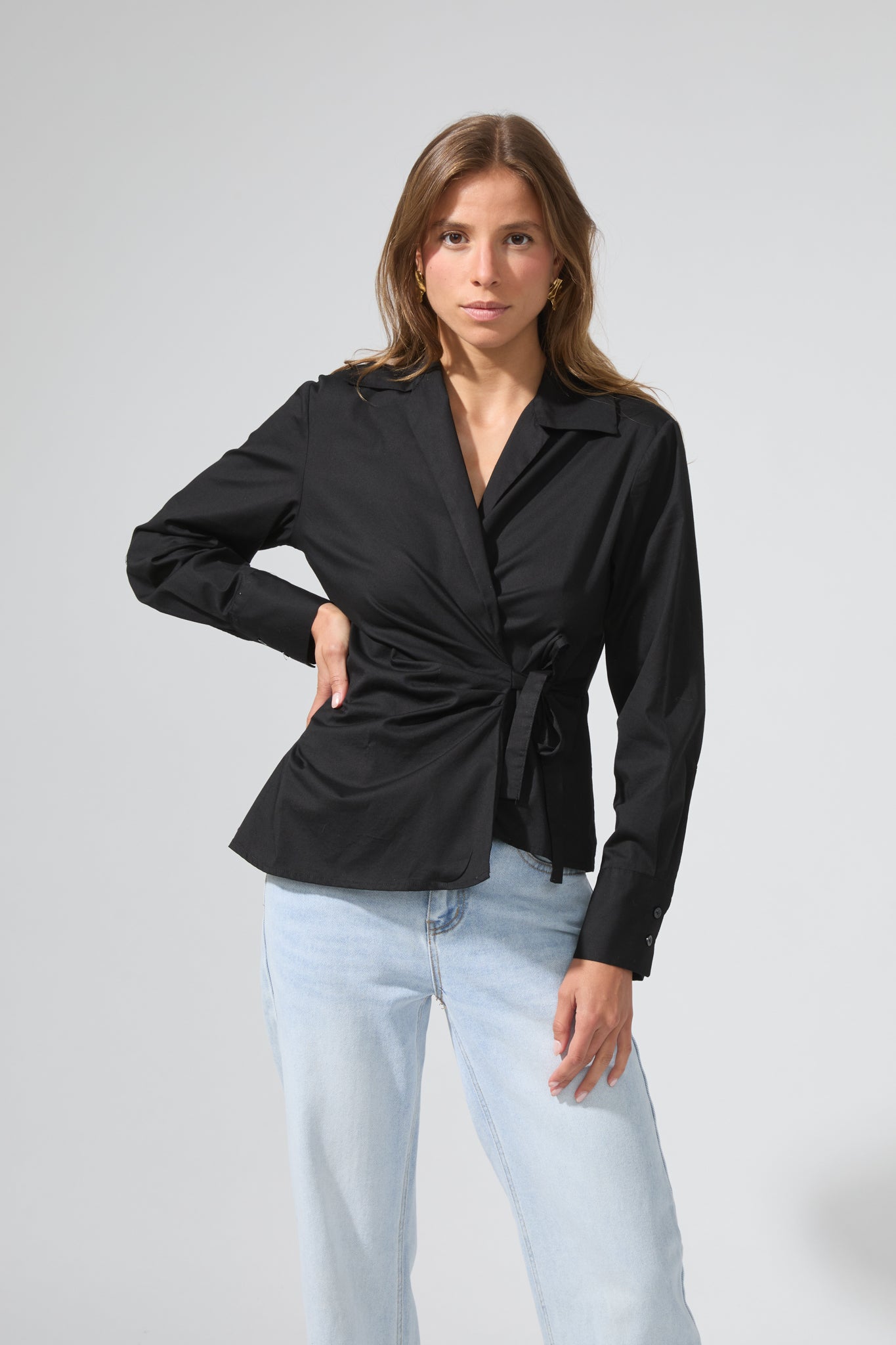 Jeanne | Wrap shirt