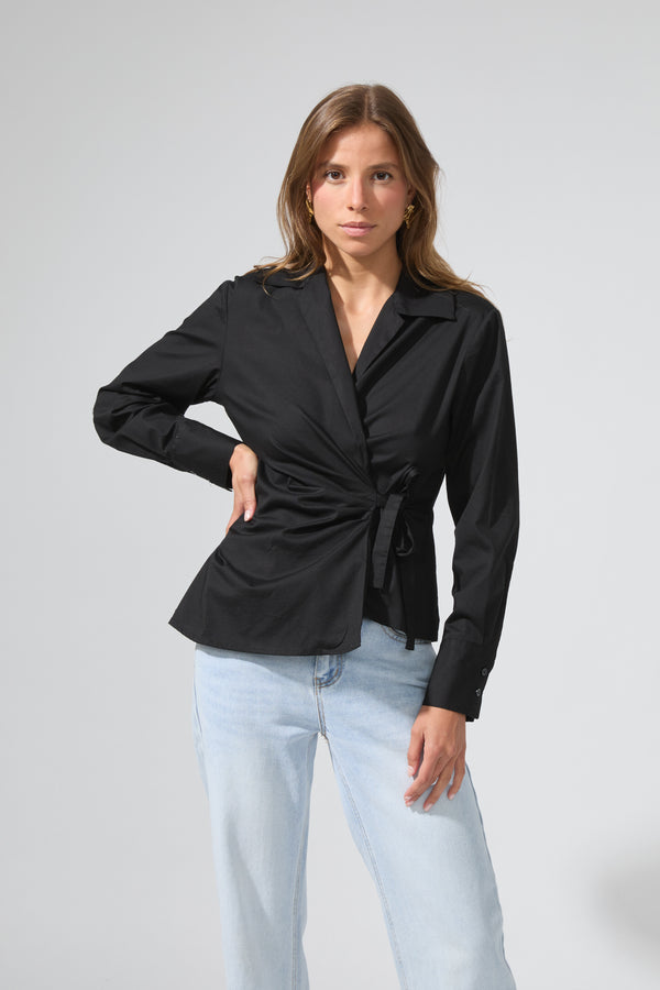 Jeanne | Wrap shirt