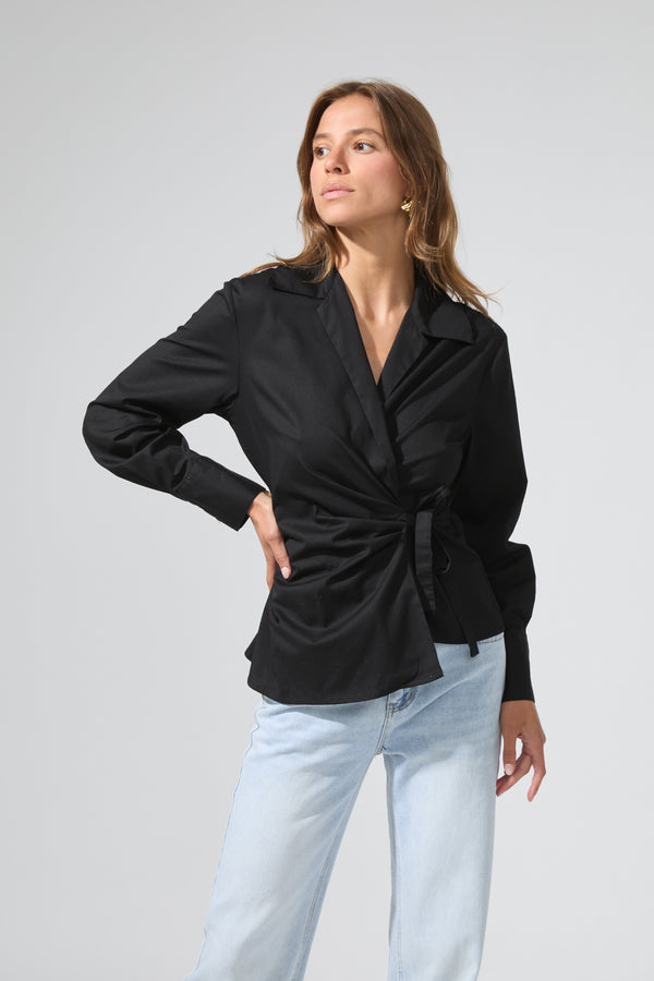 Jeanne | Wrap shirt