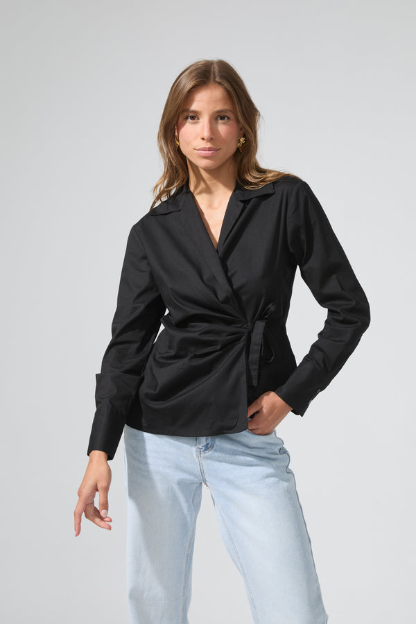 Jeanne | Wrap shirt