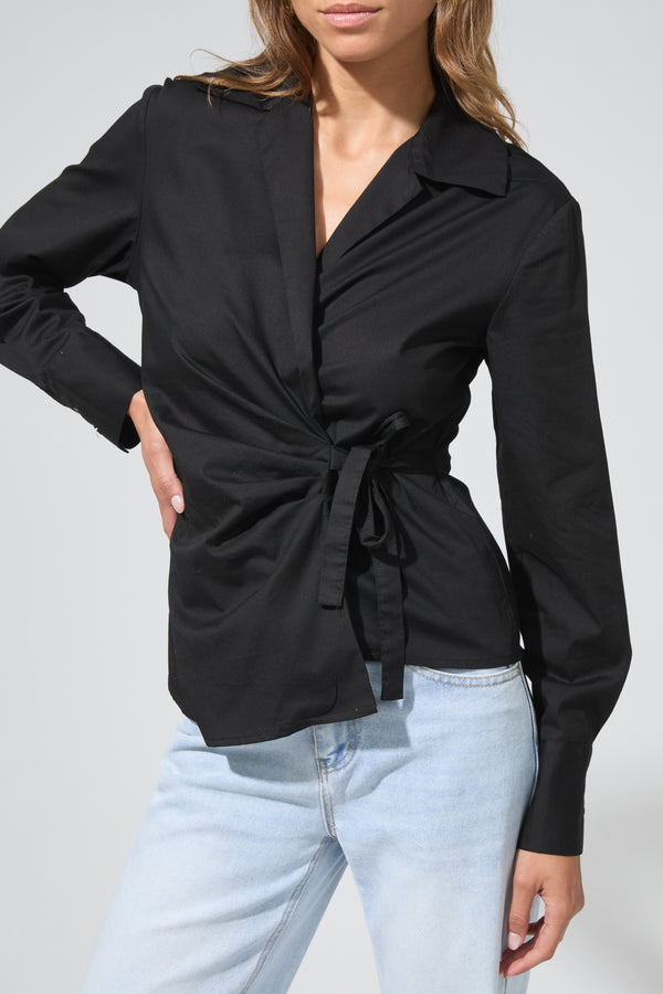 Jeanne | Wrap shirt