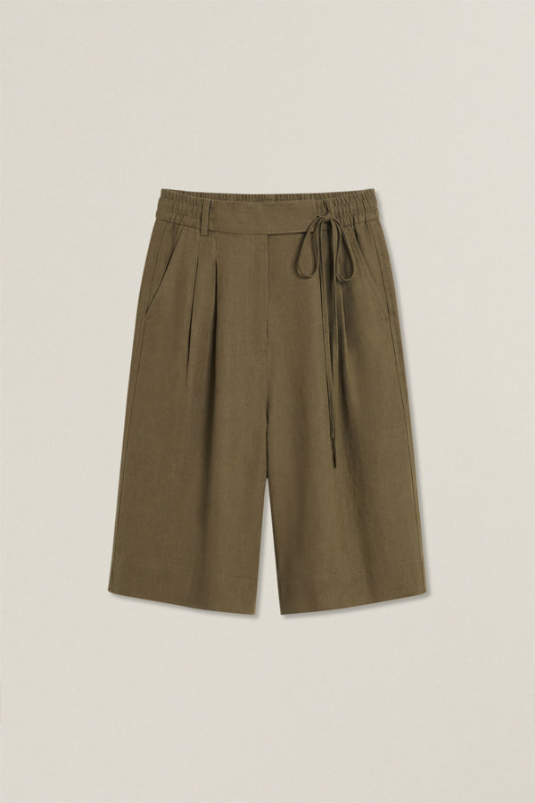 Leone | Linen Bermuda Shorts