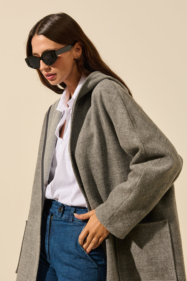 Marco | Oversized hooded jacket